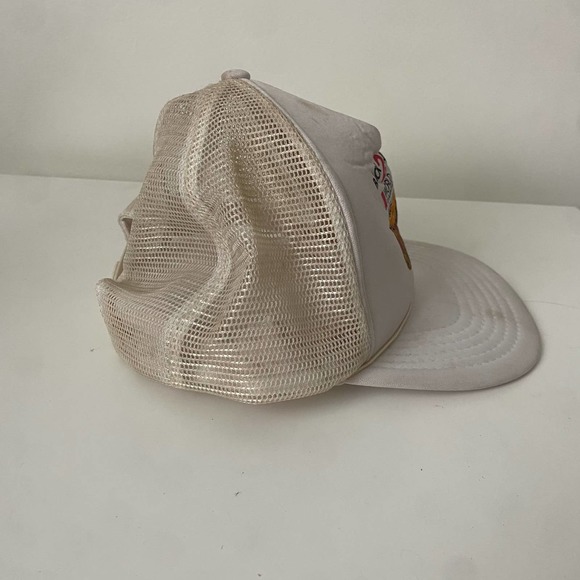 VINTAGE KC Crown Chicago Bulls Hat Snapback Champions NBA Back to Back Hat - Picture 2 of 6